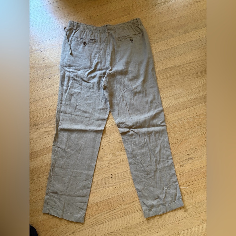 Club Room Luxury 100% linen trousers - Picture 4 of 6